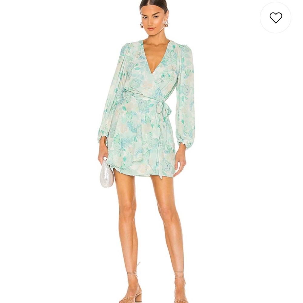 RESA willow wrap dress size Medium from Revolve